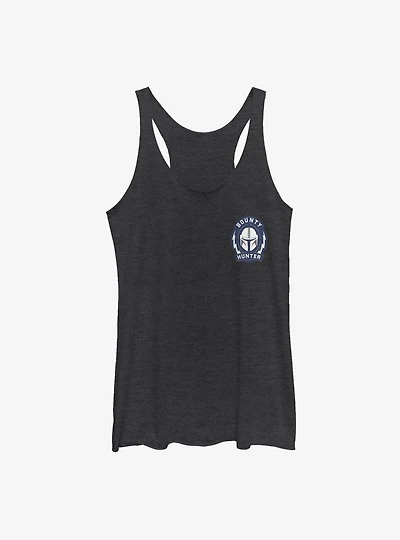 Star Wars The Mandalorian Bounty Hunter Logo Womens Tank Top