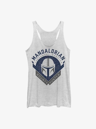 Star Wars The Mandalorian Bounty Hunter Crest Womens Tank Top