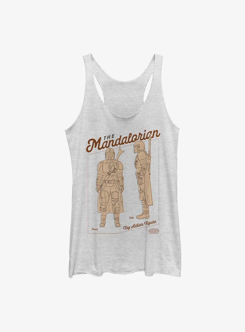 Star Wars The Mandalorian Action Figure Womens Tank Top