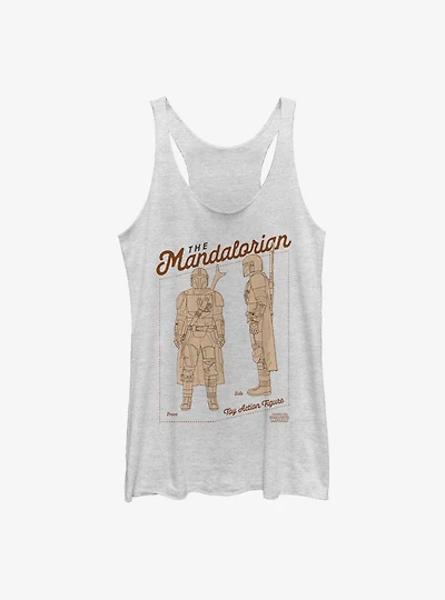 Star Wars The Mandalorian Action Figure Womens Tank Top