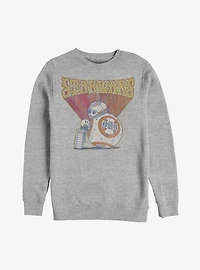 Star Wars Episode IX The Rise Of Skywalker BB8 Retro Sweatshirt