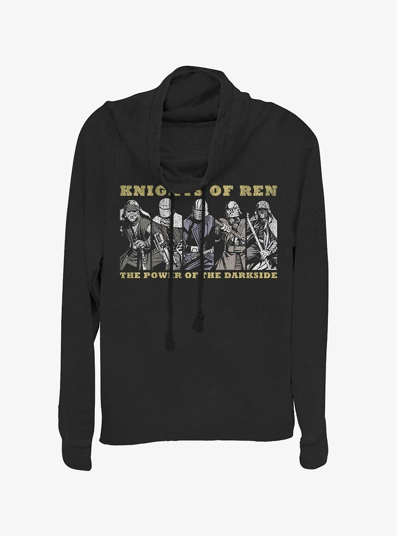 Star Wars Episode IX The Rise Of Skywalker Power Cowlneck Long-Sleeve Womens Top