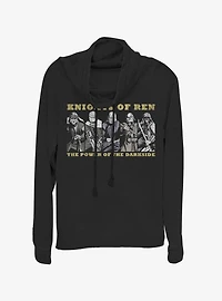 Star Wars Episode IX The Rise Of Skywalker Power Cowlneck Long-Sleeve Womens Top