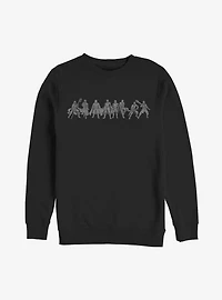 Star Wars Episode IX The Rise Of Skywalker New Order Lineup Sweatshirt