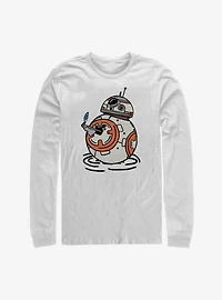 Star Wars Episode IX The Rise Of Skywalker BB Doodles Long-Sleeve T-Shirt