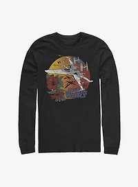 Star Wars Episode IX The Rise Of Skywalker Punch It Long-Sleeve T-Shirt