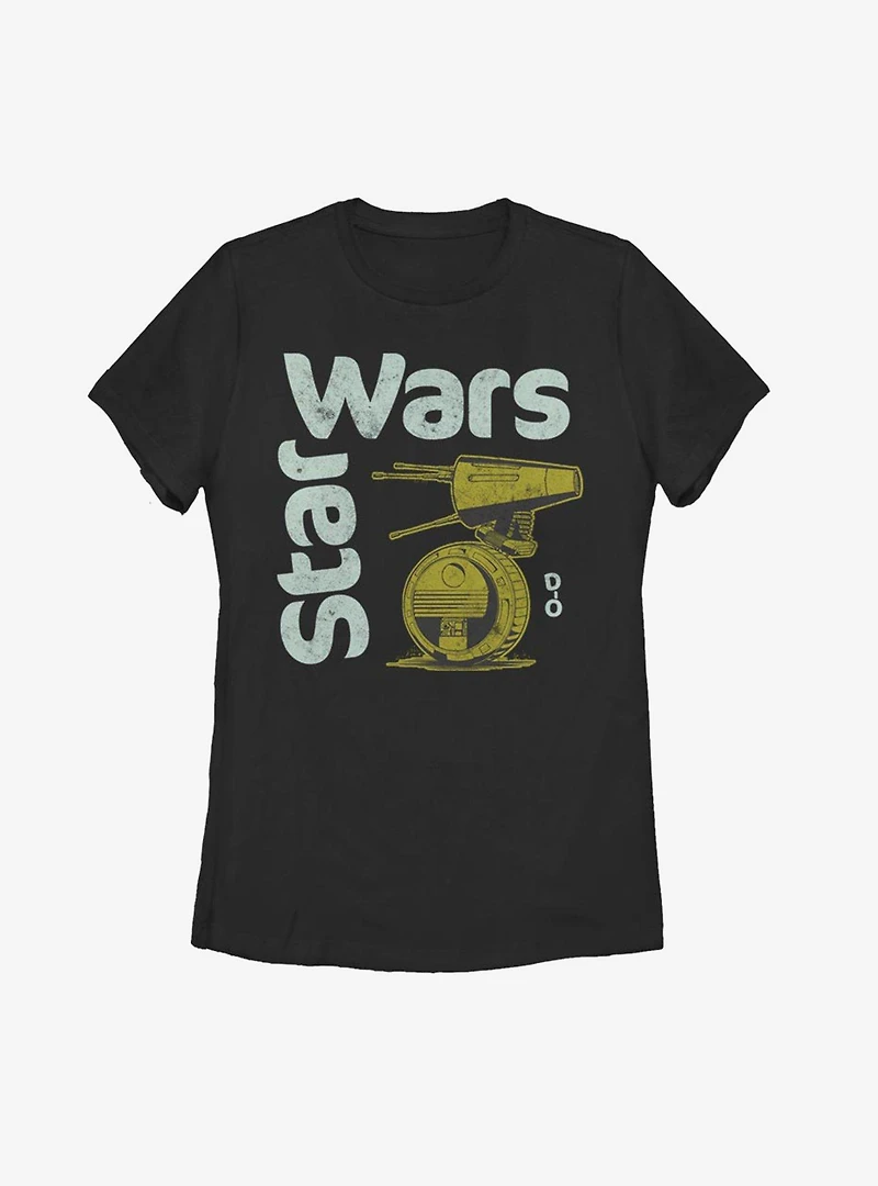 Star Wars Episode IX The Rise Of Skywalker Lil' Droid Womens T-Shirt