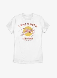 Star Wars Episode IX The Rise Of Skywalker X-Wing Squadron Resistance Womens T-Shirt