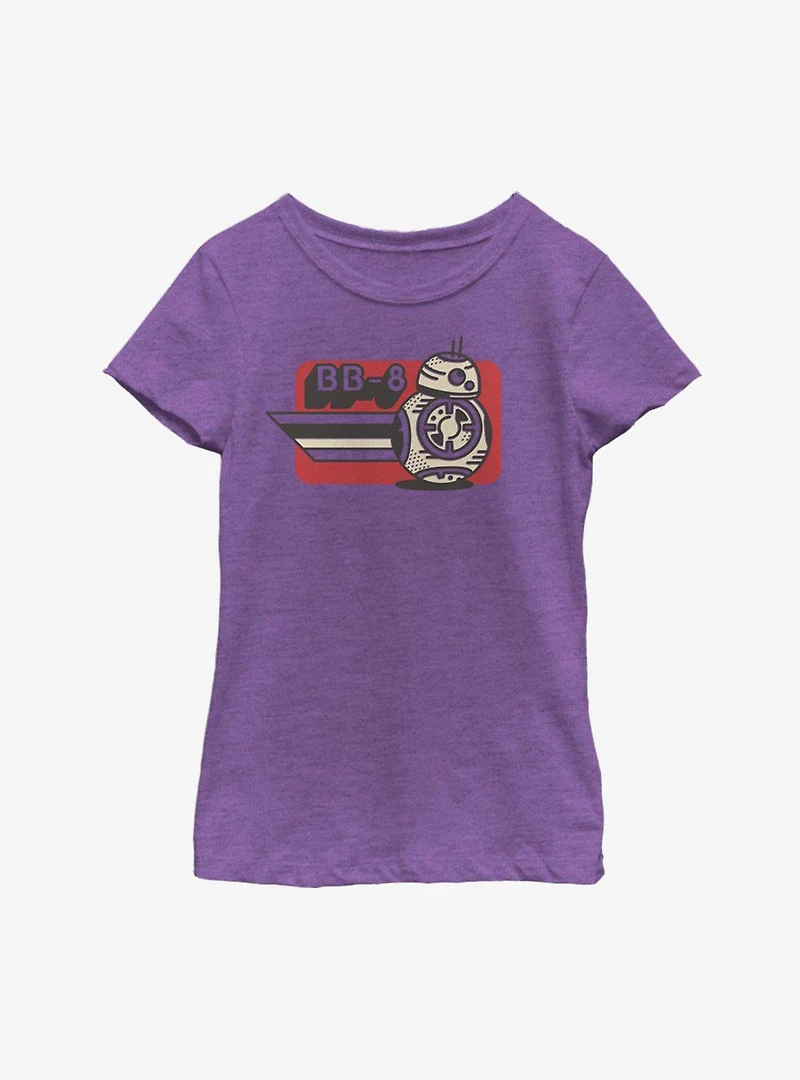 Star Wars Episode IX The Rise Of Skywalker Vintage BB-8 Youth Girls T-Shirt