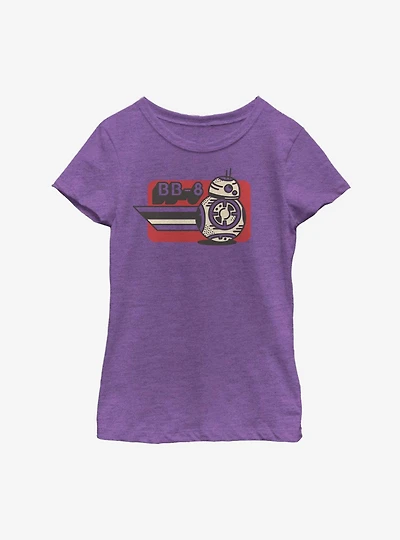 Star Wars Episode IX The Rise Of Skywalker Vintage BB-8 Youth Girls T-Shirt