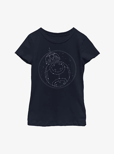 Star Wars Episode IX The Rise Of Skywalker Constellation Youth Girls T-Shirt