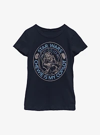 Star Wars Episode IX the Rise of Skywalker Way Wookiee Youth Girls T-Shirt