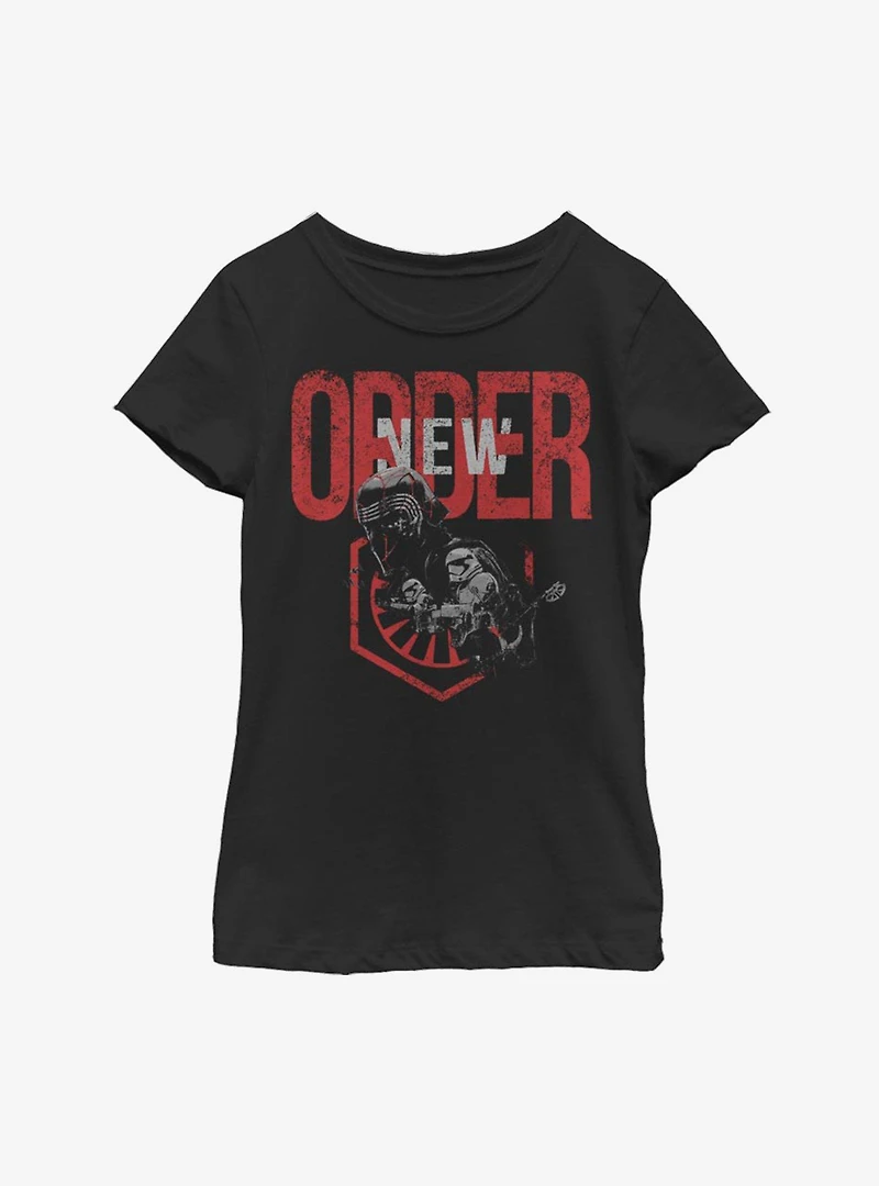Star Wars Episode IX The Rise Of Skywalker New World Order Youth Girls T-Shirt