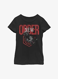Star Wars Episode IX The Rise Of Skywalker New World Order Youth Girls T-Shirt