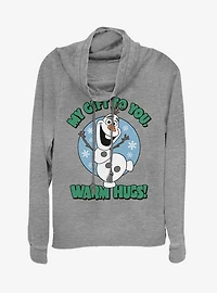 Disney Frozen One Cool Gift Cowl Neck Long-Sleeve Girls Top