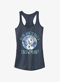 Disney Frozen Build A Snowman Girls Tank