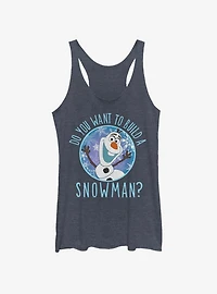 Disney Frozen Build A Snowman Girls Tank
