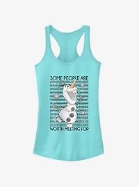 Disney Frozen Worth The Melt Girls Tank