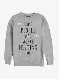 Disney Frozen Melting Snow Sweatshirt