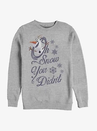 Disney Frozen Oh Snow Sweatshirt