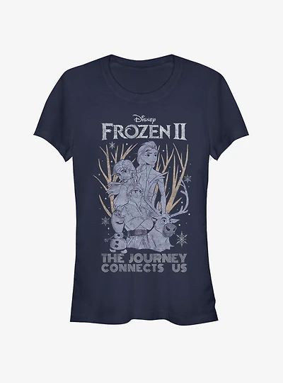 Disney Frozen 2 Sketchy Group Girls T-Shirt
