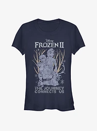 Disney Frozen 2 Sketchy Group Girls T-Shirt