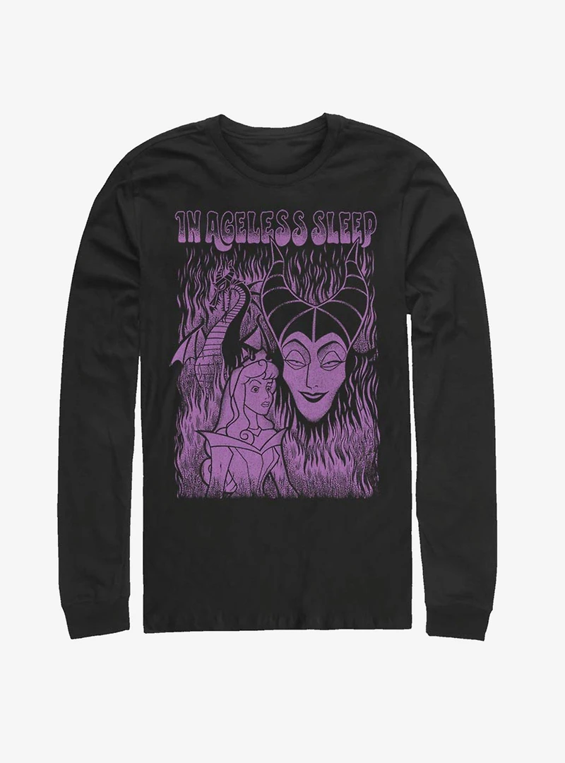Disney Sleeping Beauty Maleficent Ageless Sleep Long-Sleeve T-Shirt