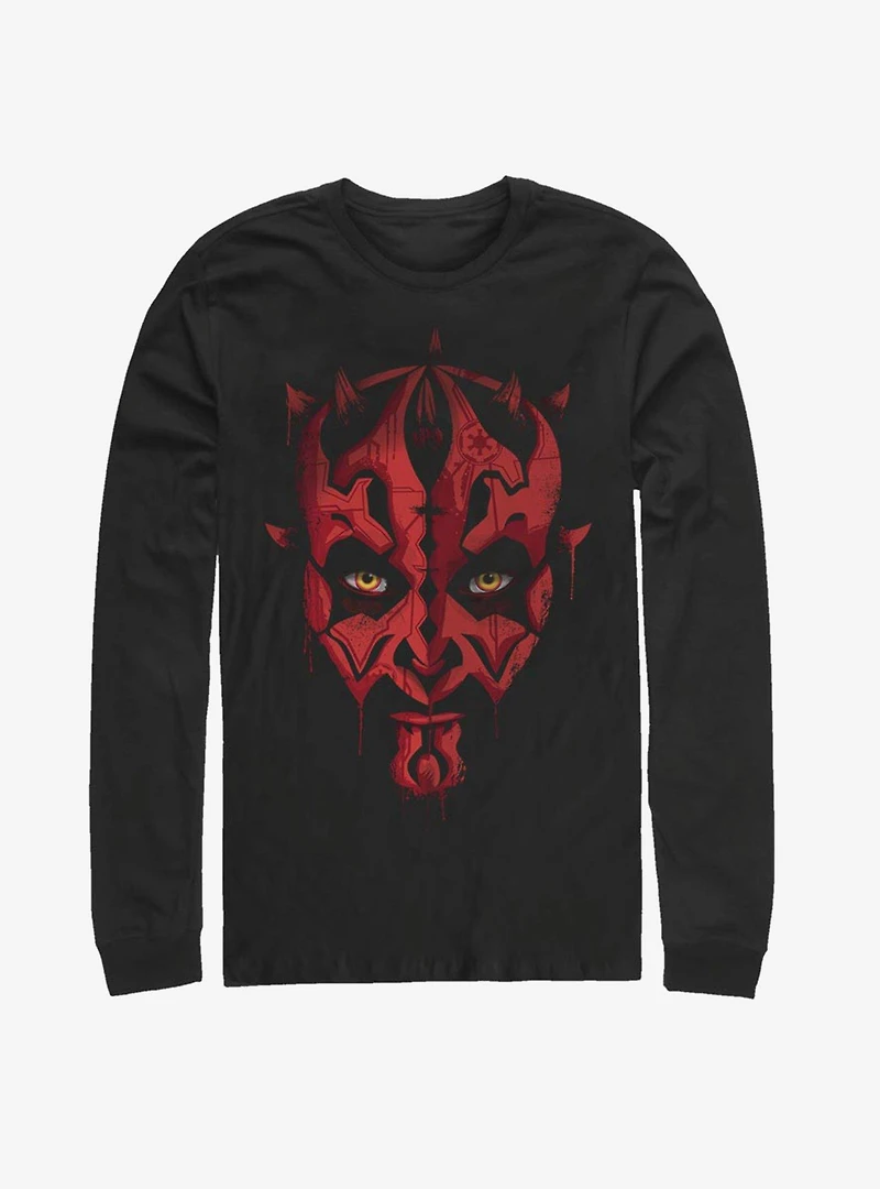 Star Wars Darth Maul Paint Long-Sleeve T-Shirt