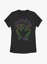 Disney Sleeping Beauty Maleficent Dragon Form Womens T-Shirt