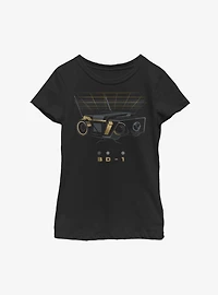 Star Wars Jedi Fallen Order BD-1 Gold Youth Girls T-Shirt