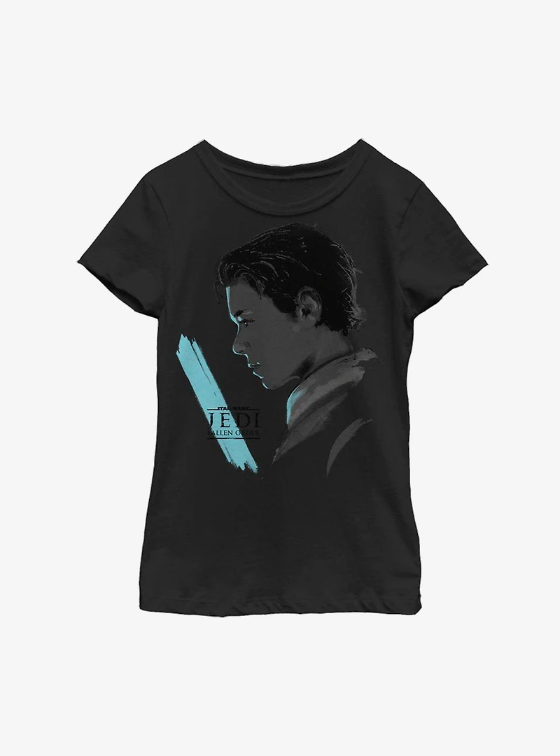 Star Wars Jedi Fallen Order Blue Saber Youth Girls T-Shirt