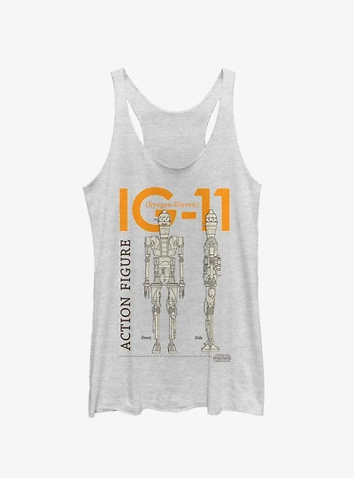 Star Wars The Mandalorian IG-11 Schematics Girls Tank