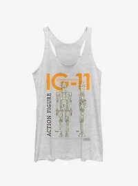 Star Wars The Mandalorian IG-11 Schematics Girls Tank