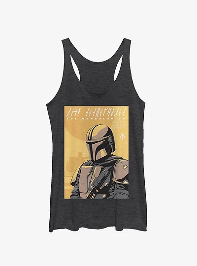Star Wars The Mandalorian Poster Girls Tank