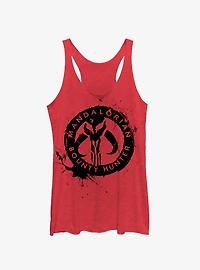 Star Wars The Mandalorian Painted Skull Girls Tank
