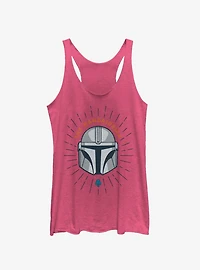Star Wars The Mandalorian Simple Shield Girls Tank