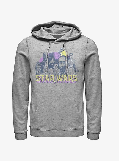 Star Wars Episode IX The Rise Of Skywalker Retro Rebel Hoodie