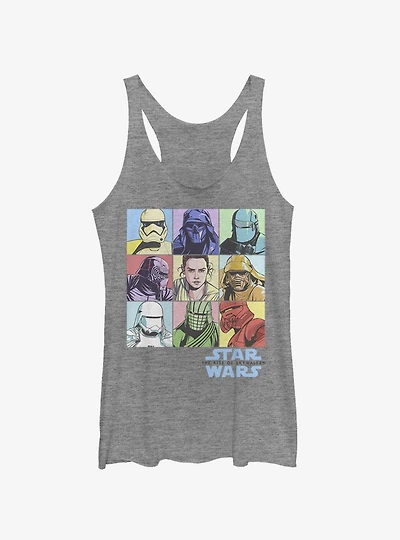 Star Wars Episode IX The Rise Of Skywalker Pastel Rey Boxes Girls Tank
