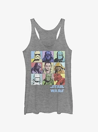 Star Wars Episode IX The Rise Of Skywalker Pastel Rey Boxes Girls Tank