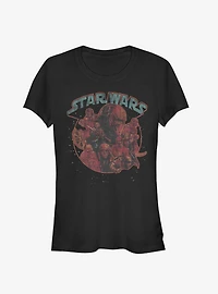 Star Wars Episode IX The Rise Of Skywalker Retro Villains Girls T-Shirt