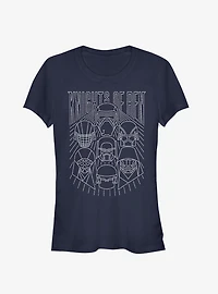 Star Wars Episode IX The Rise Of Skywalker Retro Buddies  Girls T-Shirt