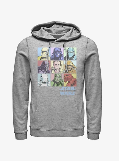 Star Wars Episode IX The Rise Of Skywalker Pastel Rey Boxes Hoodie
