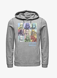 Star Wars Episode IX The Rise Of Skywalker Pastel Rey Boxes Hoodie
