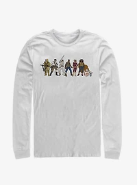 Star Wars Episode IX The Rise Of Skywalker Resistance Line-Up Long-Sleeve T-Shirt