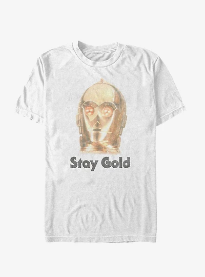 Star Wars Episode IX The Rise Of Skywalker Stay Gold T-Shirt