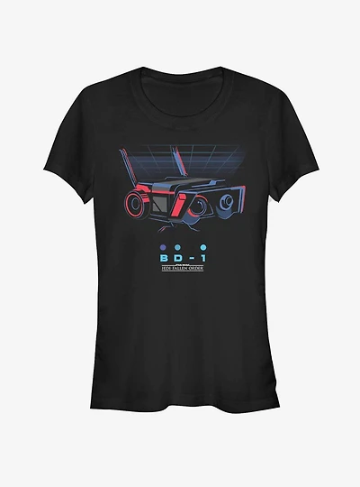 Star Wars Jedi: Fallen Order Retro Robot Girls T-Shirt
