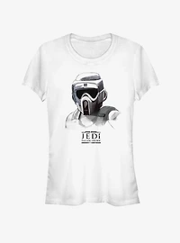 Star Wars Jedi: Fallen Order Scout Trooper Mask Girls T-Shirt