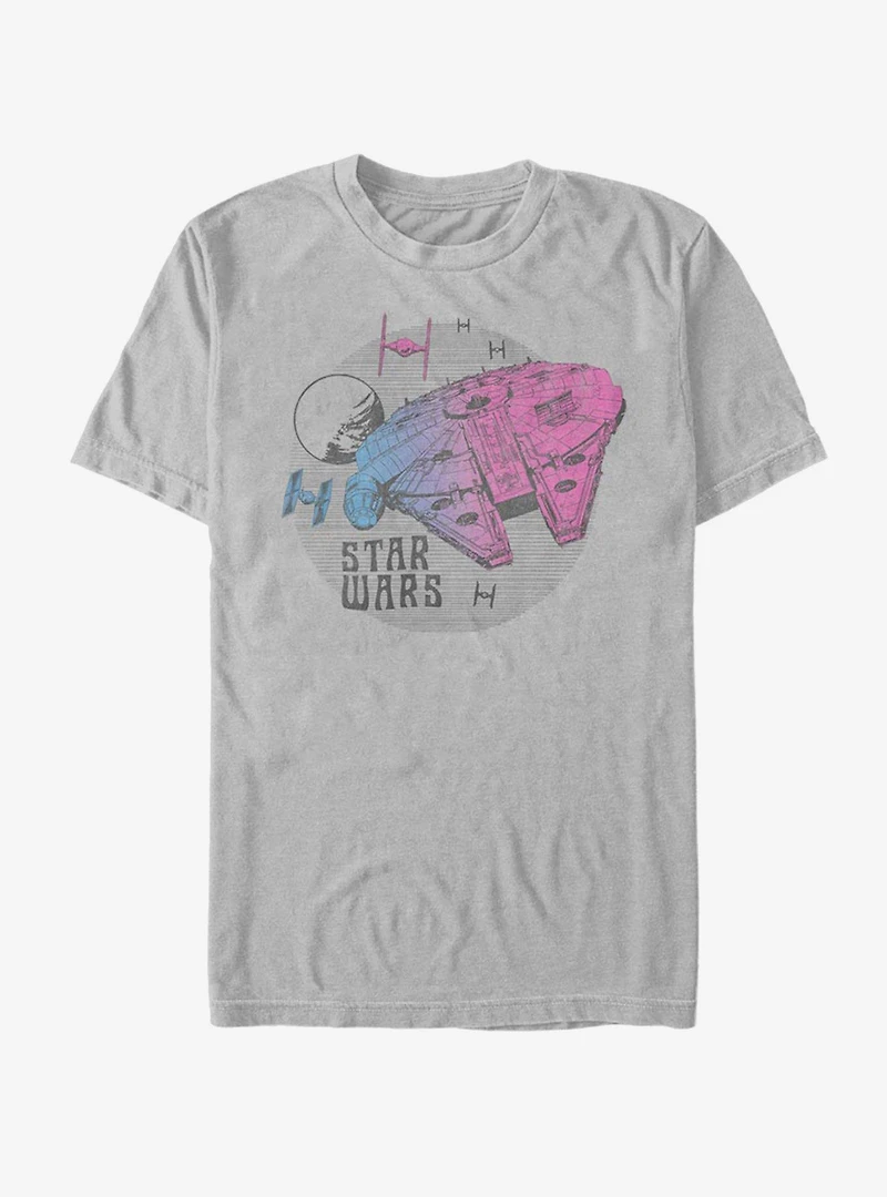Star Wars: The Rise of Skywalker Neon Ship T-Shirt