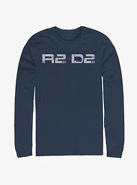 Star Wars Episode IX The Rise Of Skywalker Droid Design Long-Sleeve T-Shirt