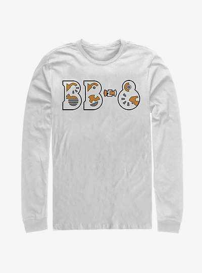 Star Wars Episode IX The Rise Of Skywalker Droid Parts Long-Sleeve T-Shirt